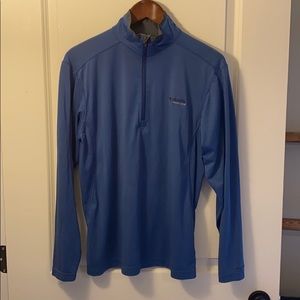Columbia Field Gear 1/4 Zip Shirt Blue